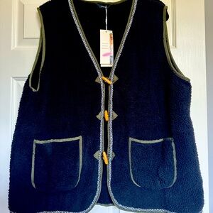 Dokotoo Fleece Open Sherpa Cozy Sleeveless Cardi FINAL SALE ENDS THIS WEEKEND